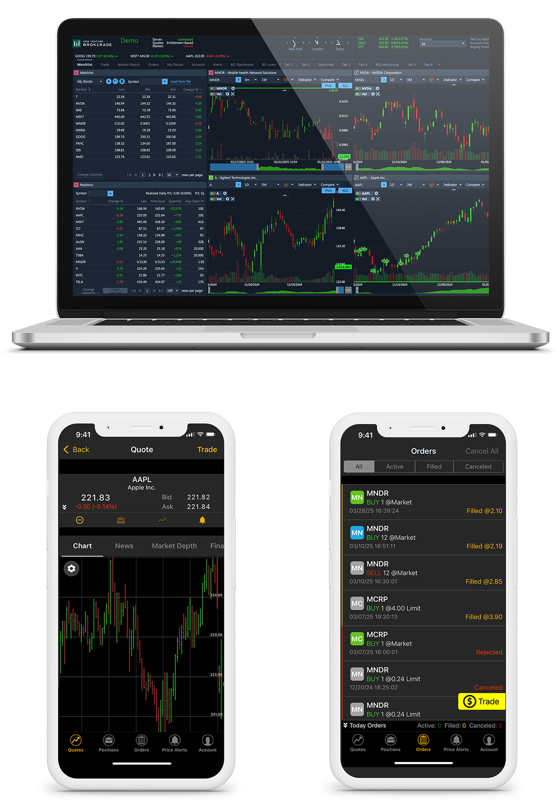 NVB Trade Pro devices